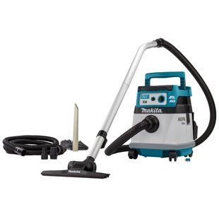 Аккумуляторный пылесос Makita DVC157LZX3 2&times;18 В, 15 л, AWS, класс D, без АКБ и ЗУ