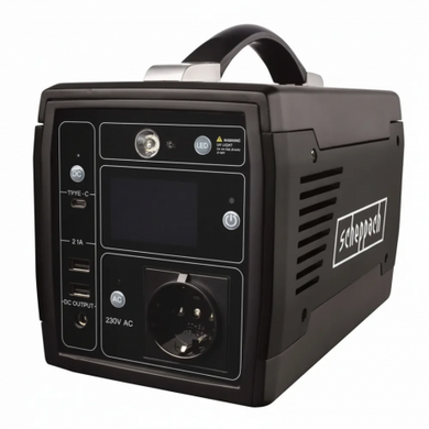 Зарядная платформа Scheppach DIY 300Вт, 307 Вт&middot;ч, USB-C PD, 230В, LED фонарь