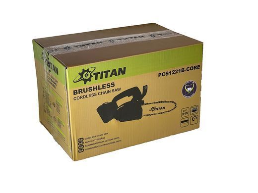 Акумуляторна ланцюгова пила TITAN PCS1221B-CORE
