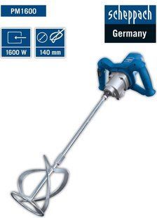 Міксер Scheppach PM1600, 1,6кВт, 230В, 0-580/0-780 об/хв, 550 мм, 5,2кг