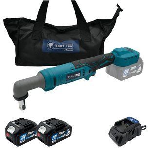 Кутовий гайковерт PROFI-TEC PWR1620BL, 2&times;4.0 А&middot;г, ЗП, сумка