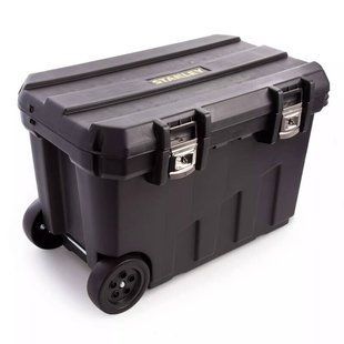 Ящик для інструменту STANLEY "Mobile Job C": пластиковий, 2 колеса, металеві замки, 768х 490х 476 мм