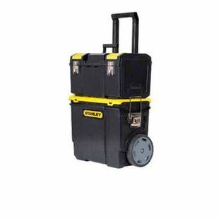Ящики на колесах &Oslash;= 178 мм 2-секційні STANLEY "Mobile WorkCenter"; 47,5 х 28,4 х 63,0 см
