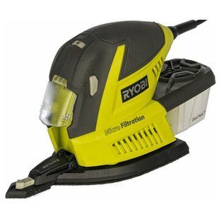 Універсальна віброшліфмашина 180 Вт, 176&times;100 мм, Ryobi. RMS180-S