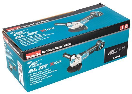 Акумуляторна болгарка Makita DGA519Z 18V, 125 мм, 3000-8500 об/хв