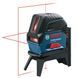 Лазерный нивелир Bosch GCL 2-50 Professional + приемник LR 6, 15/50 м, красный лазер, IP54