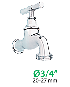 Розподільник 3/4"В вихід 2-канальний 3/4"Н Claber