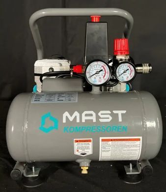 Безмасляный поршневой компрессор Mast MOF1390/1100 Compact 5 л, 175 л/мин, 8 Бар