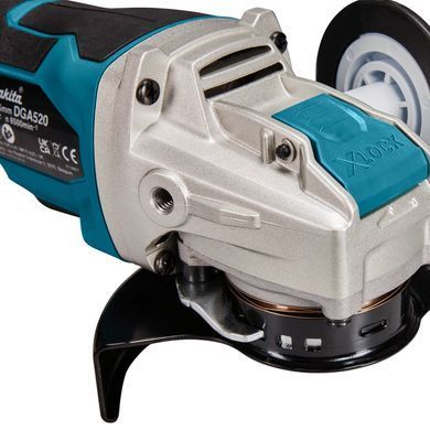 Аккумуляторная болгарка Makita DGA520ZX1 18V, 125 мм, X-LOCK