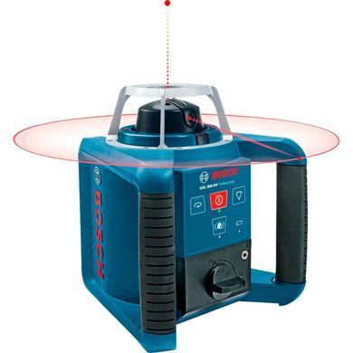 Лазерный ротационный нивелир Bosch GRL 300 HV Professional SET, 150 м, IP54
