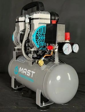 Безмасляный поршневой компрессор Mast MOF1390/1100-9L 9 л, 175 л/мин, 8 Бар