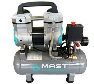 Безмасляный поршневой компрессор Mast MOF1390/1100-9L 9 л, 175 л/мин, 8 Бар