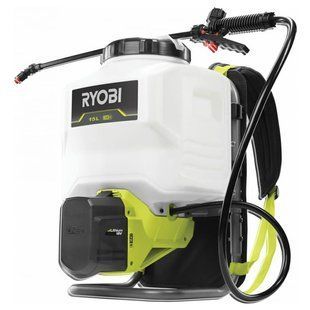Опрыскиватель ранцевый аккумуляторный 18В ONE+, 15л, 5,9бар, Ryobi. RY18BPSA-0 (5133004573)