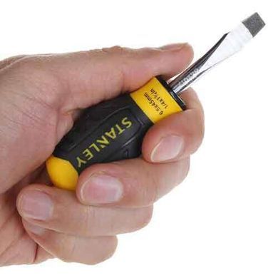 Викрутка плоска STANLEY "Cushion Grip" : шліц SL6,5 x 45 мм