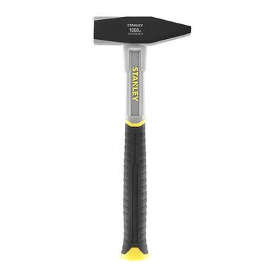 Молоток слесарный STANLEY "Fiberglass" DIN : стекловолоконная прорезиненная ручка, M=1000 г