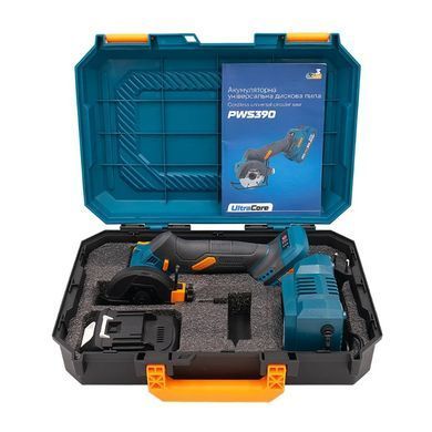 Дисковая пила PROFI-TEC PWS390 1&times;2.5 Ач, ЗУ, 5 дисков