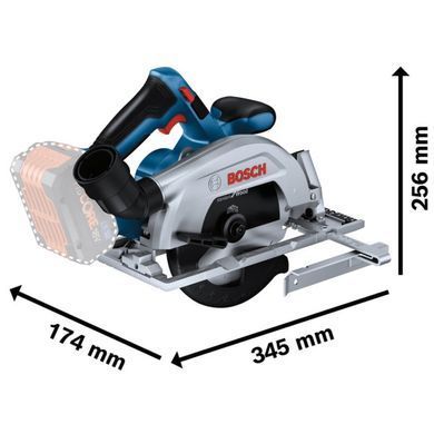 Аккумуляторная циркулярная пила Bosch GKS 185-LI 18 В, диск 165 мм