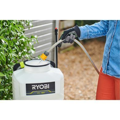 Опрыскиватель ранцевый аккумуляторный 18В ONE+, 15л, 5,9бар, Ryobi. RY18BPSA-0 (5133004573)