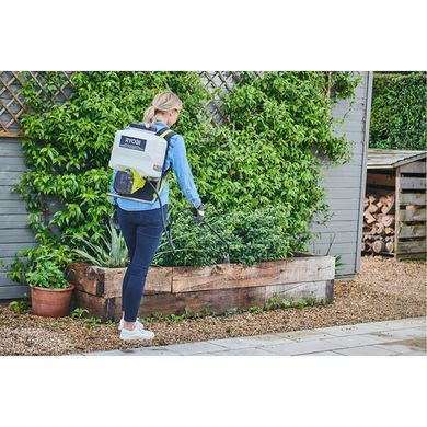 Опрыскиватель ранцевый аккумуляторный 18В ONE+, 15л, 5,9бар, Ryobi. RY18BPSA-0 (5133004573)