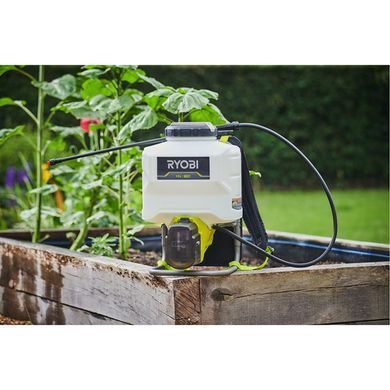 Опрыскиватель ранцевый аккумуляторный 18В ONE+, 15л, 5,9бар, Ryobi. RY18BPSA-0 (5133004573)